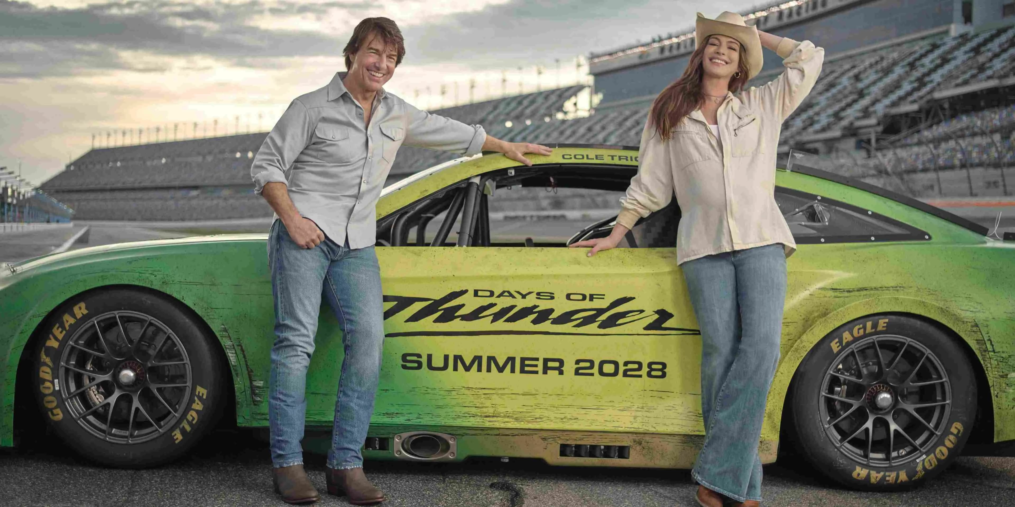 آن هاتاوی به تام کروز در دنباله Days of Thunder پیوست